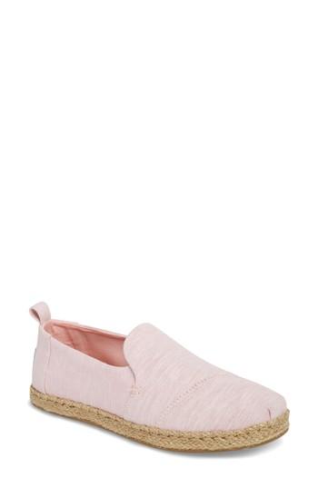 Women's Toms Espadrille Slip-on .5 B - Pink