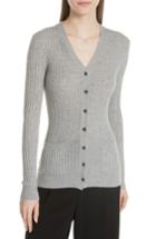 Women's Vince Ribbed Skinny Cashmere Cardigan