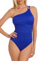 Women's Magicsuit Janie One-shoulder One-piece Swimsuit - Blue