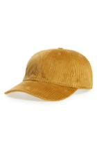 Women's Madewell Corduroy Baseball Cap - Yellow