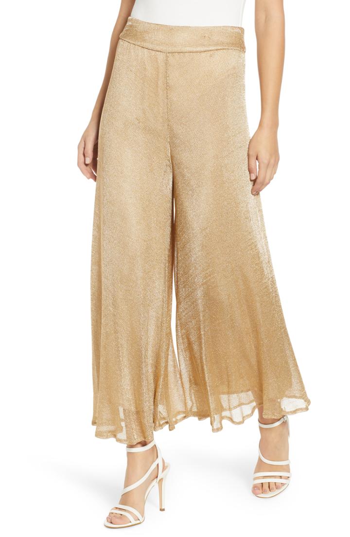 Women's Show Me Your Mumu Swing Swing Pants - Metallic