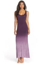Women's Fraiche By J Racerback Maxi Dress - Purple