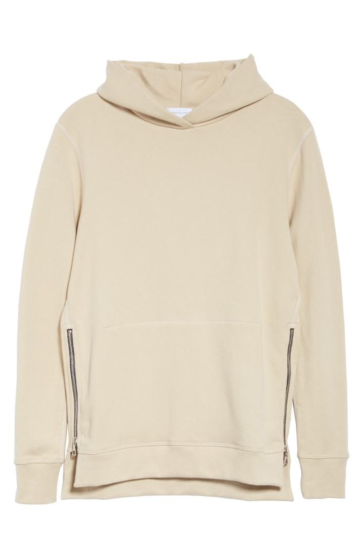 Men's John Elliott Hooded Villain Sweatshirt - Metallic