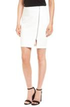 Women's Cupcakes And Cashmere Jann Zip Pencil Skirt, Size - Ivory
