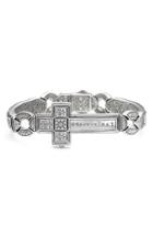 Men's Konstantino 'silver Classics' Metal Cross Bracelet