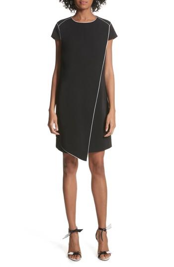 Women's Ted Baker London Artiro Asymmetrical Shift Dress - Black