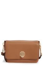 Louise Et Cie 'small Alis' Leather Crossbody Bag - Brown