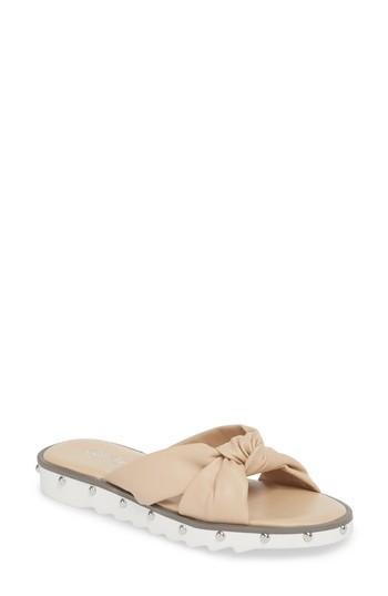 Women's Charles By Charles David Snap Slide Sandal M - Beige