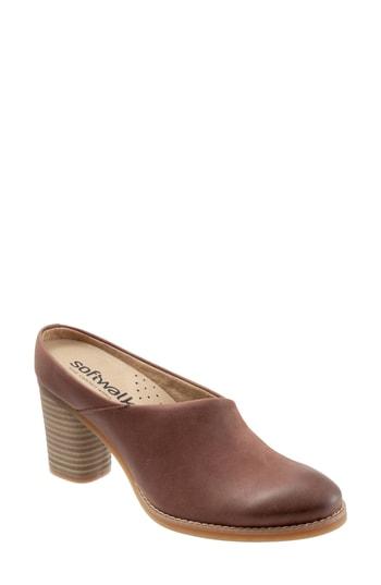 Women's Softwalk Keya Mule M - Brown