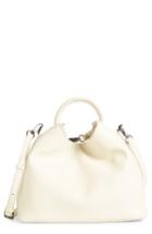 Elleme Raisin Leather Handbag - White