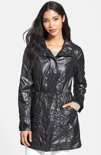 Women's Vince Camuto Hooded Anorak - Black