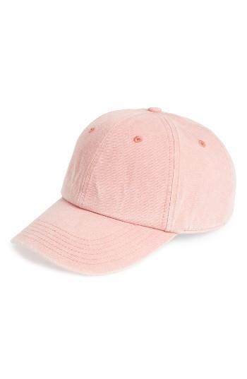 Women's Treasure & Bond Canvas Baseball Cap - Pink