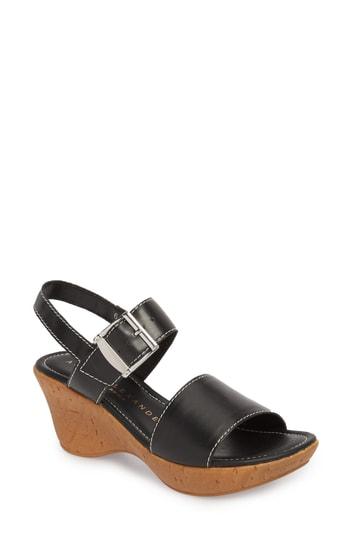 Women's Athena Alexander Shelter Platform Wedge Sandal M - Black