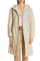 Women's Brunello Cucinelli Cotton & Nylon Hooded Anorak Us / 36 It - Yellow