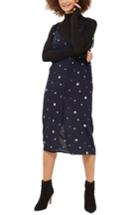 Women's Topshop Star Print Slipdress Us (fits Like 0-2) - Blue