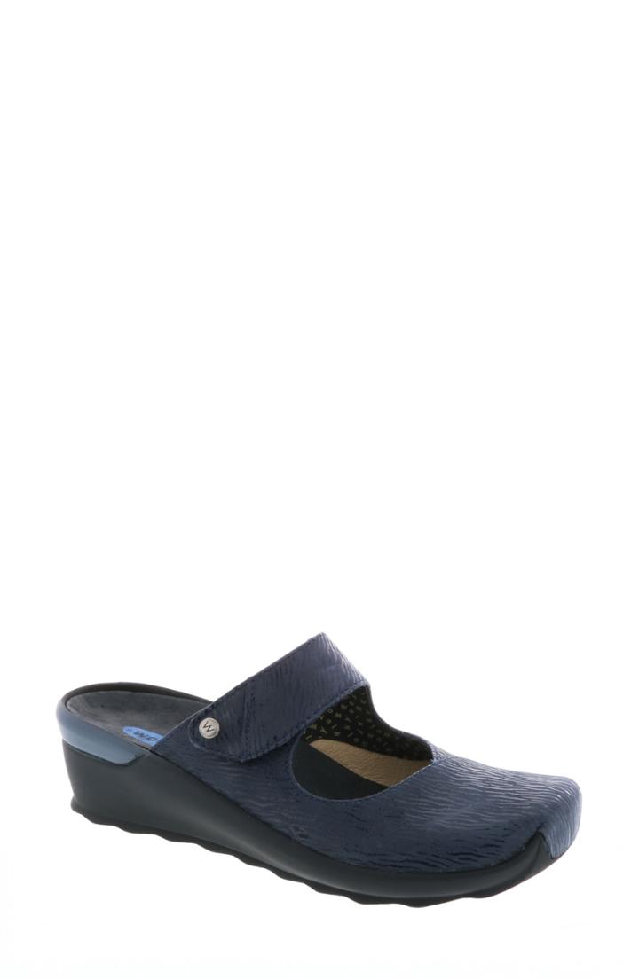 Women's Wolky 'up' Mary Jane Clog -7.5us / 38eu - Blue