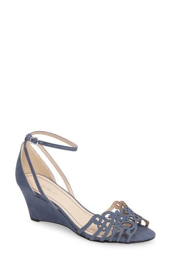 Women's Klub Nico 'kingston' Ankle Strap Wedge Sandal M - Purple