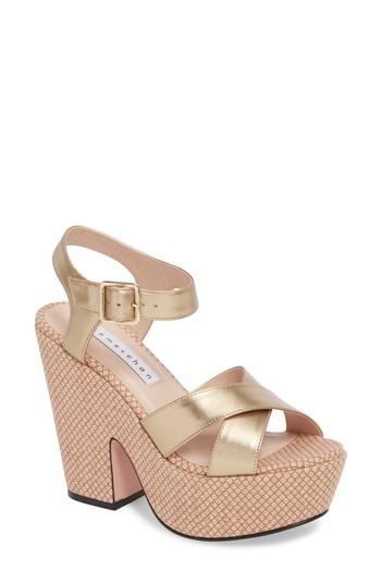 Women's James Chan Pepper Platform Sandal M - Metallic