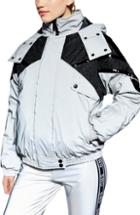 Women's Topshop Sno Moby Reflective Jacket Us (fits Like 0) - Metallic