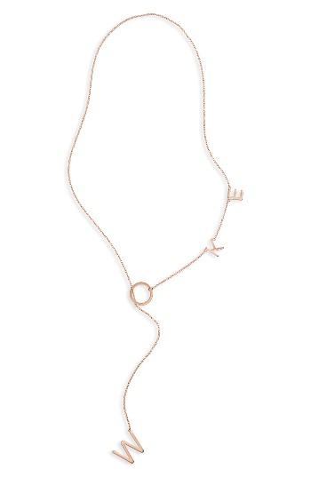 Women's Adornia Woke Lariat Necklace