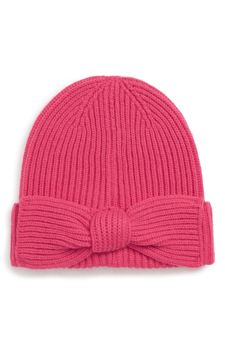 Women's Kate Spade New York Bow Beanie - Pink