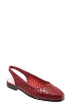 Women's Trotters Lucy Slingback Flat N - Red