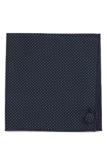 Men's Armstrong & Wilson Two-tone Jones Cotton Pocket Square