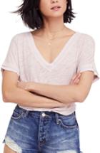 Women's Free People Take Me Tee, Size - Ivory