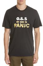 Men's Ovadia & Sons Panic Reversible Graphic T-shirt, Size - Black