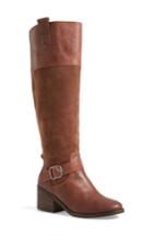 Women's Lucky Brand Kailan Ankle Strap Boot, Size 5 Regular Calf M - Brown