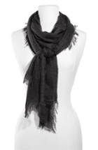 Women's Nordstrom Cashmere & Silk Wrap, Size - Black