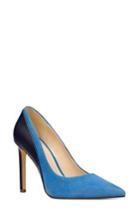 Women's Nine West Taymra Pointy Toe Pump .5 M - Blue