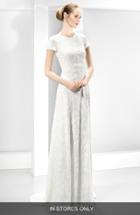 Women's Jesus Peiro Embellished Embroidered Cap Sleeve Dress