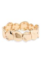 Women's Halogen Hacked Classic Medallion Stretch Bracelet