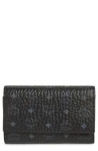 Women's Mcm Small French Trifold Wallet - Black