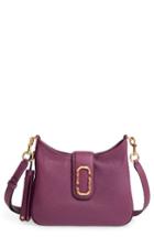Marc Jacobs Small Interlock Leather Hobo - Purple