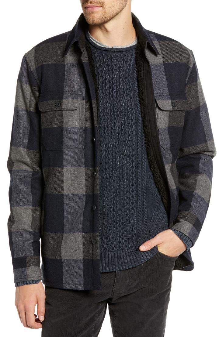 Men's 1901 Lined Flannel Shirt Jacket - Blue