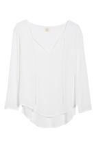 Women's O'neill Houston Woven Tie Waist Top - White