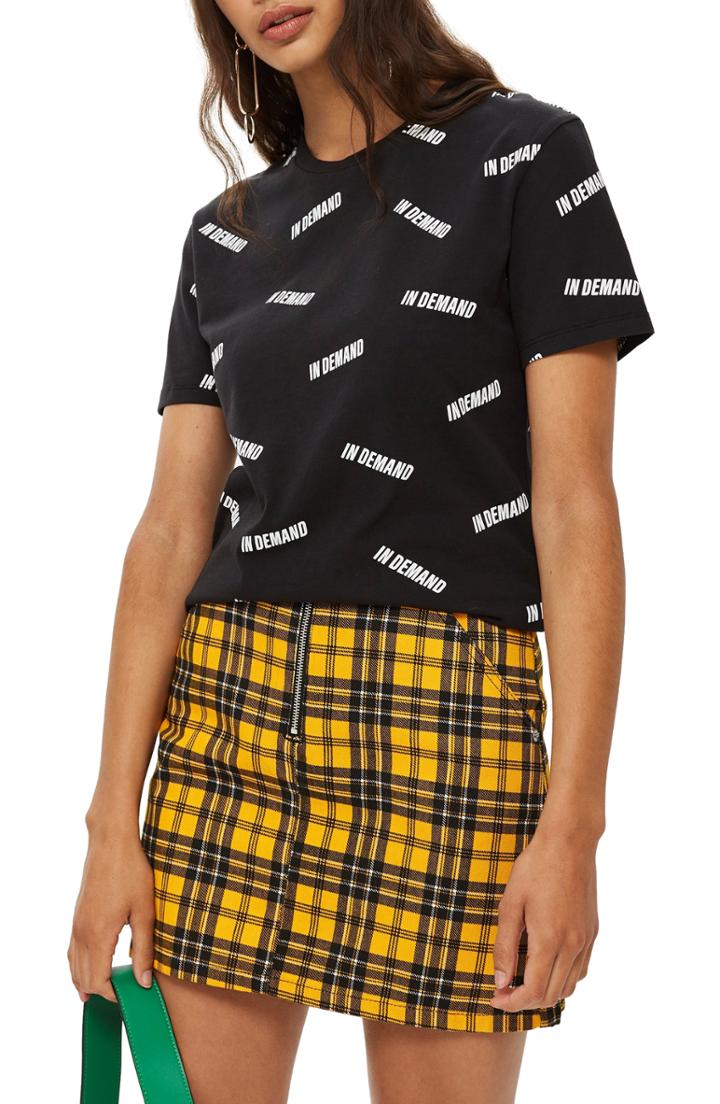 Women's Gucci Paramount Print Tee - Ivory