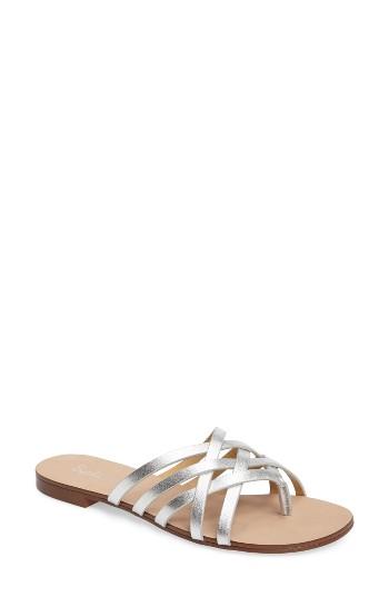 Women's Splendid Jojo Slide Sandal M - Metallic