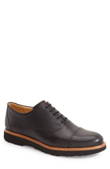 Men's Samuel Hubbard 'market' Cap Toe Oxford M - Black