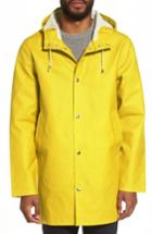 Men's Stutterheim Stockholm Waterproof Hooded Raincoat, Size - Yellow
