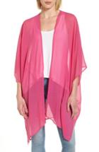 Women's Nordstrom Chiffon Cover-up Kimono, Size - Pink