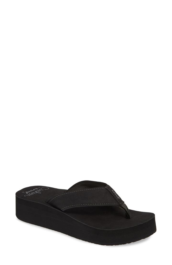 Women's Reef Cushion Butter Platform Flip Flop