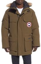 Men's Canada Goose Pbi Expedition Down Parka With Genuine Coyote Fur Trim, Size - Green