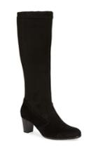 Women's Ara Tai Knee High Riding Boot .5 M - Black