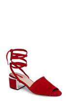 Women's Topshop Neeve Lace-up Sandal .5us / 37eu - Red