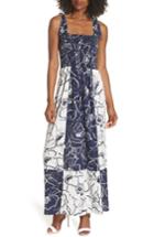 Women's Gabby Skye Colorblock Tie Strap Maxi Dress - Blue