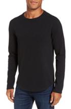 Men's W.r.k Douglas Slub Long Sleeve T-shirt - Black
