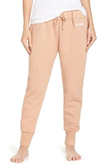 Women's Brunette The Label Blonde Jogger Pants - Beige
